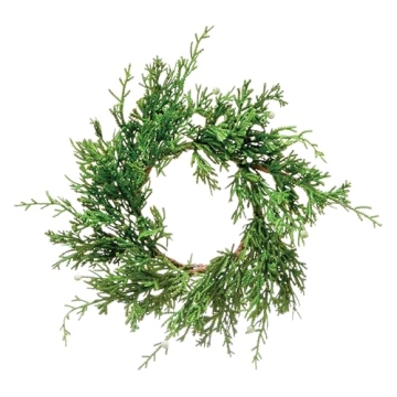 Charming Faux Juniper Wreath for Holiday Cheer