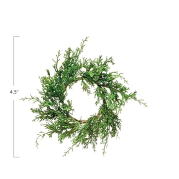 Charming Faux Juniper Wreath for Holiday Cheer