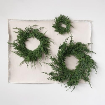 Charming Faux Juniper Wreath for Holiday Cheer