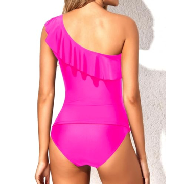 Yonique Women's Stylish Two Piece Tummy Control Swimsuits