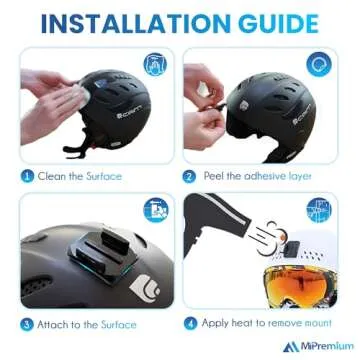 MiPremium 10-Pack Adhesive Mount Kit for GoPro Cameras