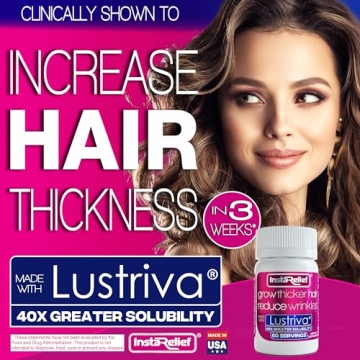 InstaRelief® Hair Growth - 60 Tablets for Thicker Hair