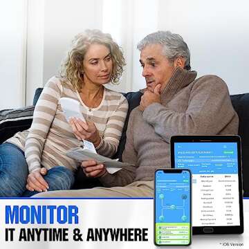 ECO-WORTHY 21.5KWH 4680W 48V Solar Power Complete Kit for Home Shed: 24pcs 195W Bifacial Solar Panel + 1pc 5000W 48V Hybrid MPPT Solar Charge Inverter + 4pcs 48V 50AH Lithium Battery(10KWH) +Z-bracket