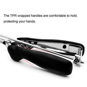 Cookie Scoops for Baking Set of 3, Ice Cream Scoop 18/8 Stainless Steel with Anti Slip Rubber Grip