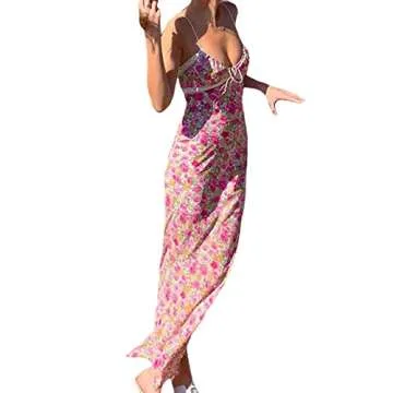 Stylish NIKDUCK Sleeveless Floral Mini Sling Dress