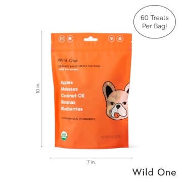 Wild One Organic Crunchy Dog Treats - Healthy & Tasty