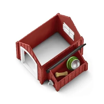 Schleich Dog Kennel Playset for Kids Aged 3-8 - 5 Pieces