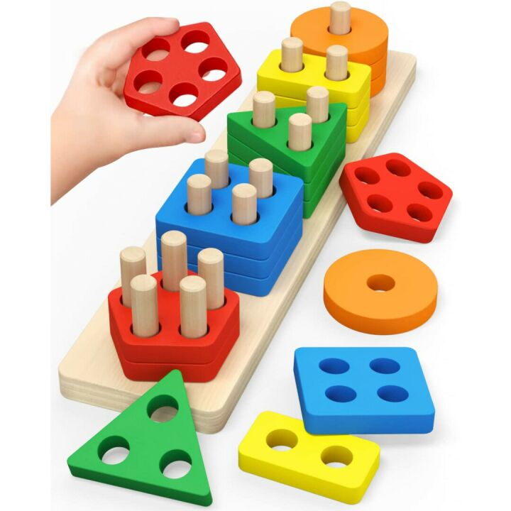 Montessori Sorting & Stacking Toys for Toddlers