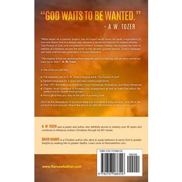 The Pursuit of God: Updated and Annotated (with Chapter Study Questions) (Christian Classics For Today)