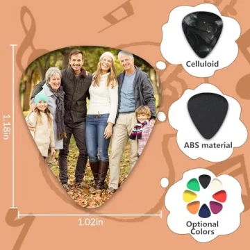 LOVEVEN Custom Guitar Picks for Personalized Music Gifts
