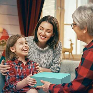 Gift Box 12" x 6" x 4" with Magnetic Closure Lid Gift Box for Presents,Bridesmaid Gifts Box,Cute Box,Birthday Gift box,Luxury for Gift Packaging, Magnetic Gift Box for Wrapping Gifts (Light Blue)