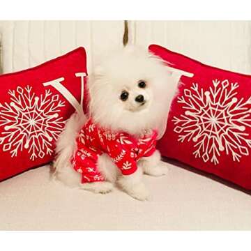 CuteBone Soft & Stretchy Christmas Dog Pajamas
