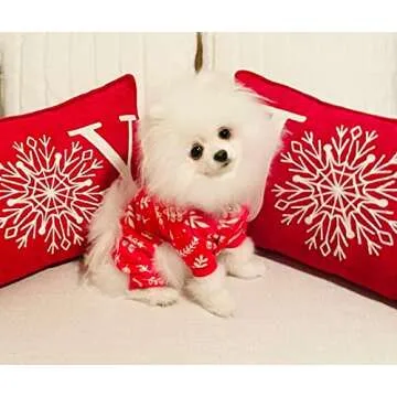 CuteBone Soft & Stretchy Christmas Dog Pajamas