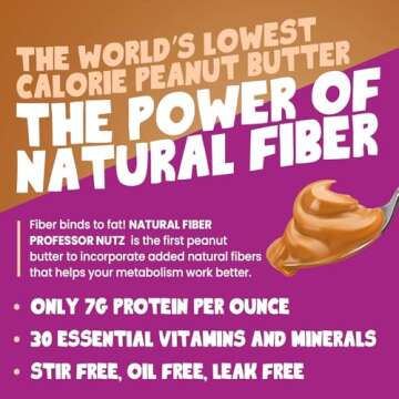 Low-Calorie Organic Peanut Butter Packed with Protein