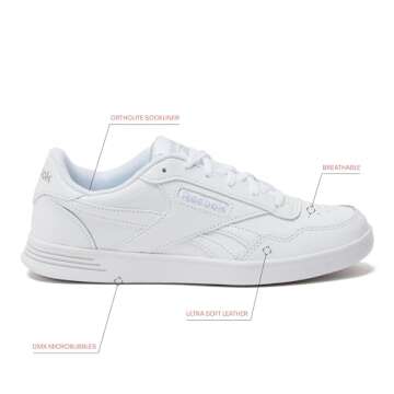 Reebok Women's Court Advance Sneaker - Versatile Footwear White Sneakers
