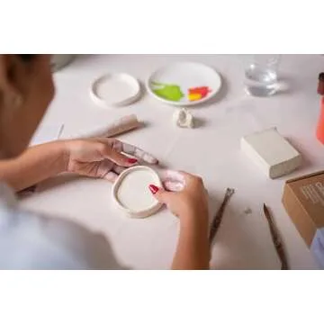 Jovi Air-Dry Modeling Clay; 1.1 lb. White, Non-staining, Perfect for Arts and Crafts Projects