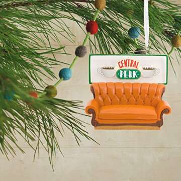 Hallmark Christmas Ornament, Friends Central Perk Cafe Couch