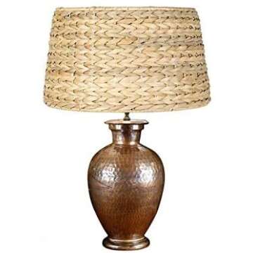Upgradelights Seagrass 19 Inch Lampshade for Bright Spaces