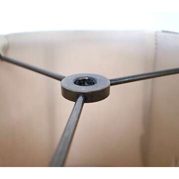 Upgradelights Seagrass 19 Inch Lampshade for Bright Spaces