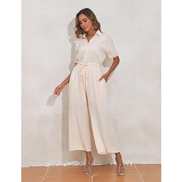 Stylish PrettyGuide Jumpsuit with Pockets for Women