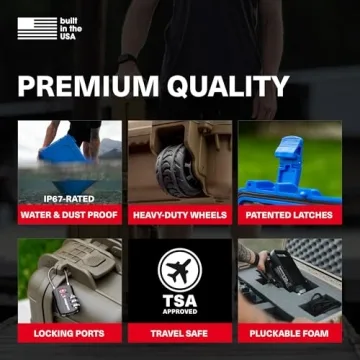 Condition 1 25" Waterproof Hard Travel Case with Wheels