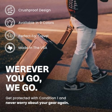 Condition 1 25" Waterproof Hard Travel Case with Wheels