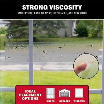 Catchmaster Bug & Fly Window Traps - Non-Toxic, Easy Use
