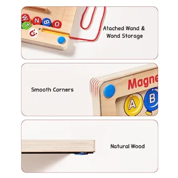 JoyCat Magnetic Alphabet Maze Board for Toddlers