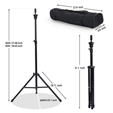 Klvied Adjustable Wig Stand for Hairstyling and Cosmetology