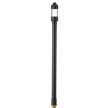 VOLT Flat Hat 12V Black Brass Path Light - Ideal Outdoor Lighting