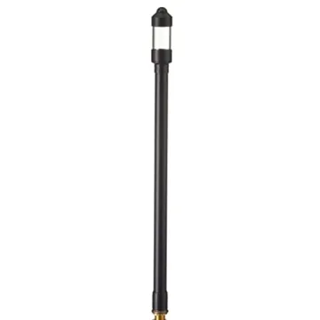 VOLT Flat Hat 12V Black Brass Path Light - Ideal Outdoor Lighting