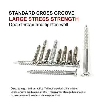 Leanking Plastic Drywall Wall Anchors Screws Assortment Kit 300 Pieces