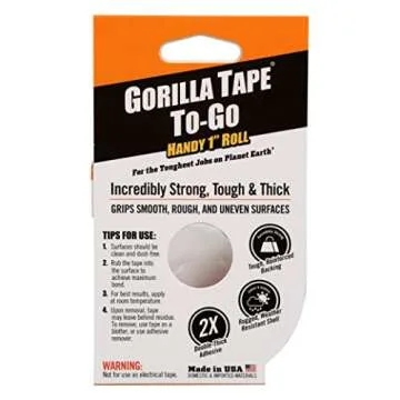Gorilla Clear Repair Tape - Strong Adhesive for Crafts and Repairs
