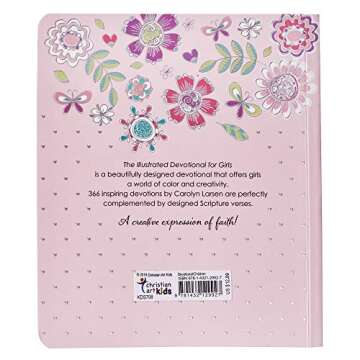 The Illustrated Devotional For Girls 366 Days of Creative Coloring & Faith Filled Devotions for Girl...