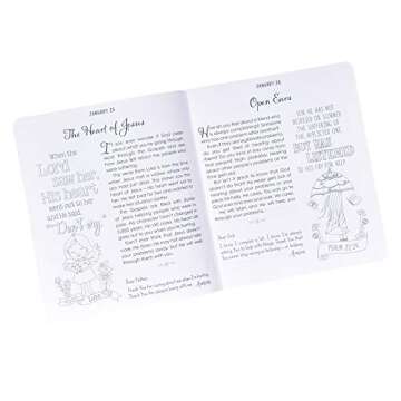 The Illustrated Devotional For Girls 366 Days of Creative Coloring & Faith Filled Devotions for Girls ages 8-12