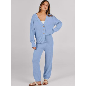 Caracilia Women's 2 Piece Lounge Set for Cozy Comfort