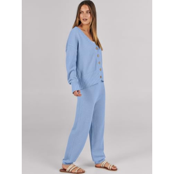 Caracilia Women's 2 Piece Lounge Set for Cozy Comfort