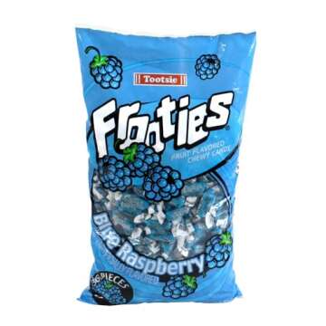 Tootsie Roll Blue Frooties - 2 Pound Bag of Individually Wrapped Chewy Candy - Blue Raspberry, 38.8 ...