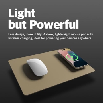 POUT H3 Wireless Charging Mouse Pad for Laptops