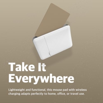 POUT H3 Wireless Charging Mouse Pad for Laptops