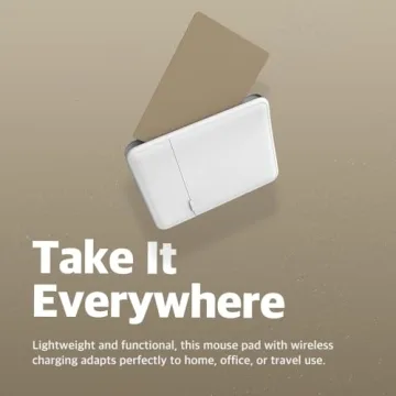 POUT H3 Wireless Charging Mouse Pad for Laptops