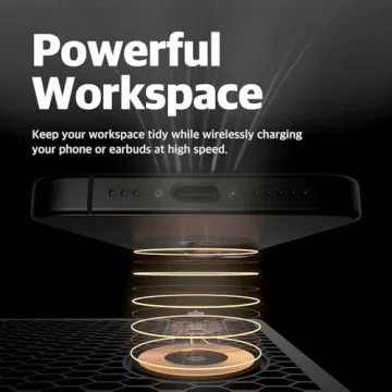 POUT H3 Wireless Charging Mouse Pad for Laptops