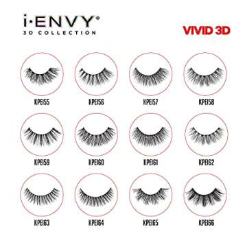 i•ENVY 3 Pairs False Eyelashes 3D Collection Multi-Angle & Volume Lightweight Vivid 3D Lashes (KPEI55)