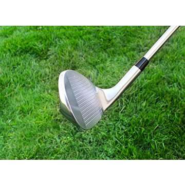 LAZRUS Premium Sand Wedge Anti Duff Thick Sole Loft Wedge Golf Club for Men & Women - Escape Bunkers...