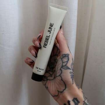REBEL JUNE The Balm | Tattoo Aftercare | All Natural & Vegan | Tattoo Ointment For New & Old Tattoos.