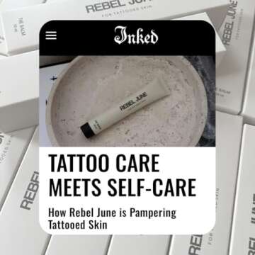 REBEL JUNE The Balm | Tattoo Aftercare | All Natural & Vegan | Tattoo Ointment For New & Old Tattoos.