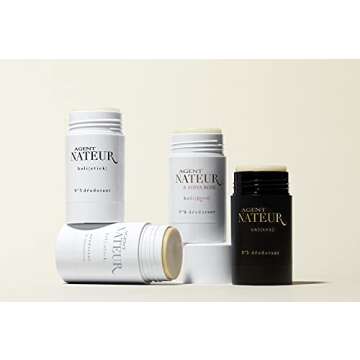 Agent Nateur Natural Deodorant, Aluminum-Free & Safe for All