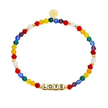 INSPIRED VOICES Rainbow Bracelets - LGBTQ Bracelets - Gay Pride and Rainbow Stuff - Colorful Pride B...