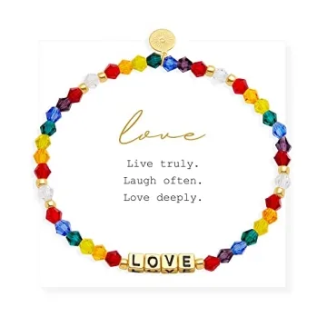 INSPIRED VOICES Rainbow Bracelet - Celebrate Pride and Love