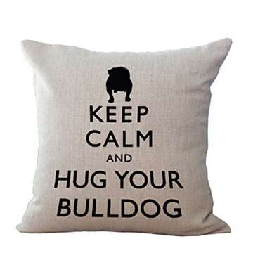 FELENIW French Bulldog Pillow Cover - Perfect for Dog Lovers